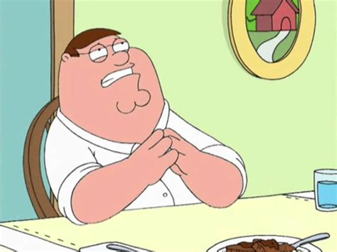 shallow and pedantic family guy.